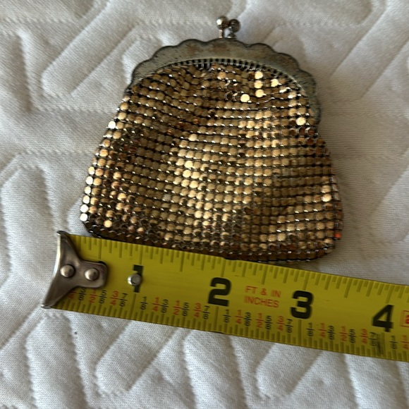 Vintage Gold Glomesh Coin Purse Made in Australia Chainmail Metal Mesh - Picture 9 of 10